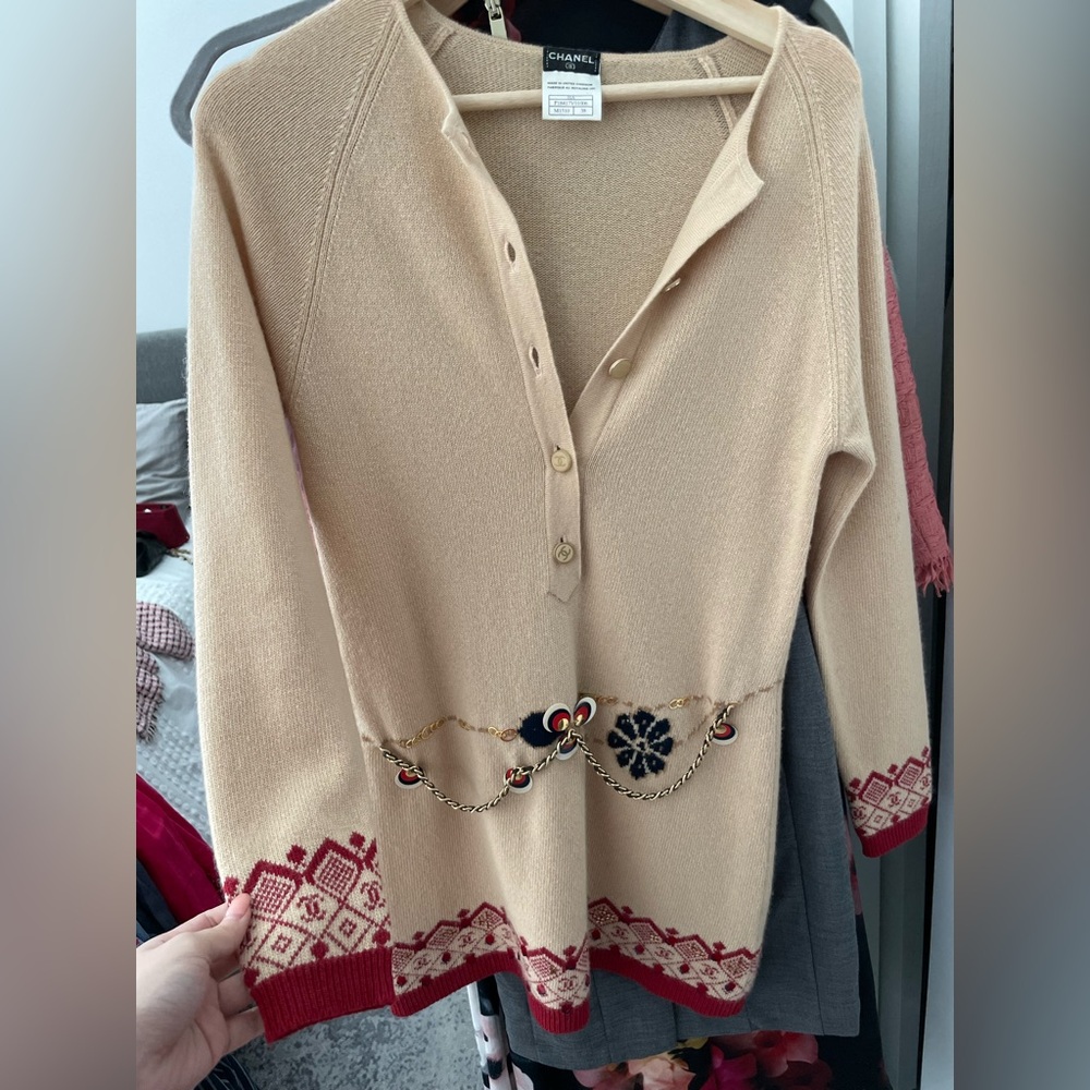 Chanel cashmere dress